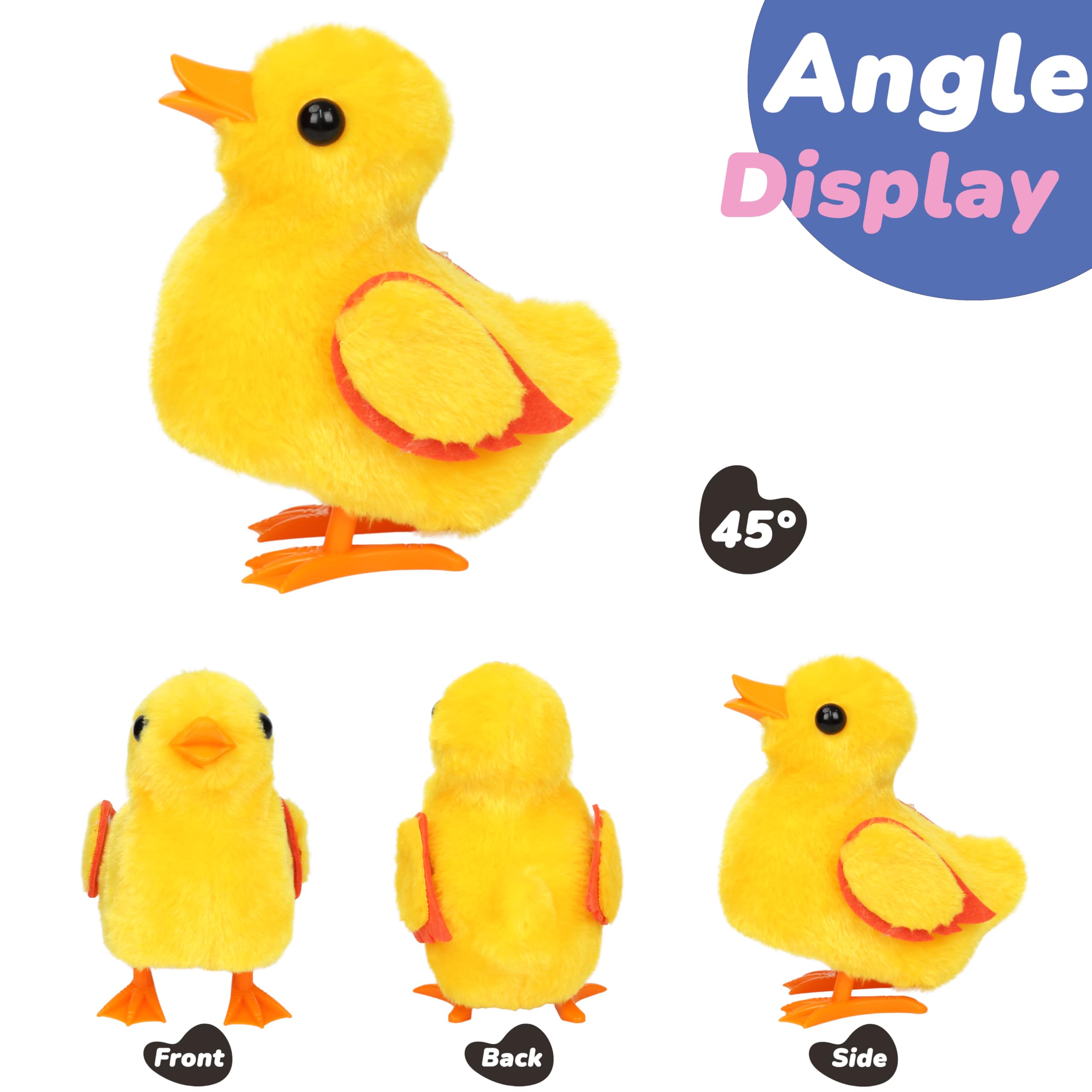 Hopearl Walking Duck quack action provides sensory play feedback