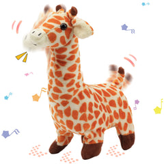 Hopearl Walking Giraffe toy, front view, ideal for imaginative play and quick storytelling.