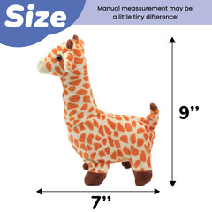 Hopearl Walking Giraffe toy, side view, encourages pretend adventures and easy, portable fun.