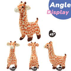 Hopearl Walking Giraffe toy, tail-wiggle view, adds motion to interactive playtime.