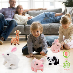 Hopearl Walking Piggy packaging photo shows gift-ready presentation for birthdays or holidays.