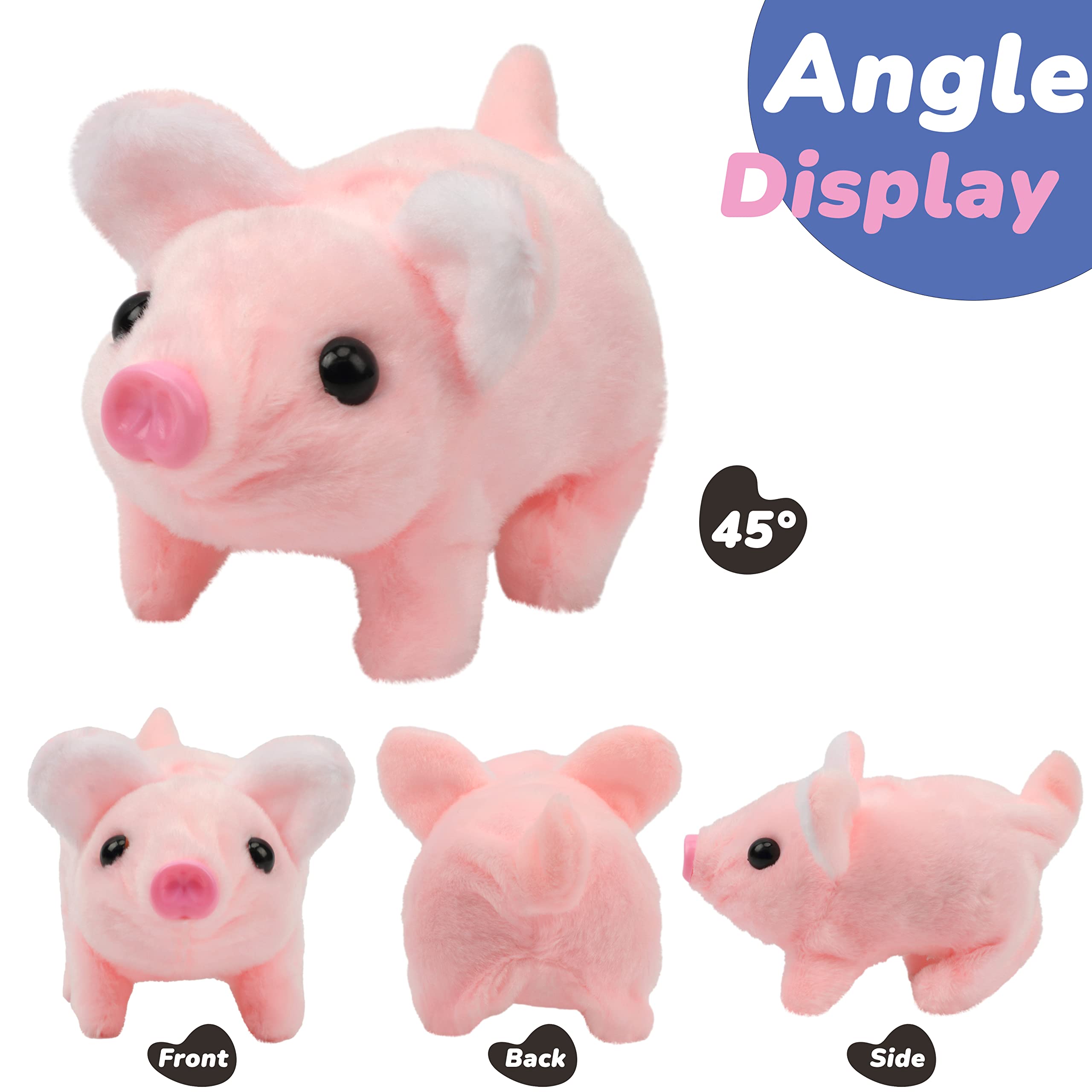 Hopearl Walking Piggy walking action captures the crawling motion that delights little ones.