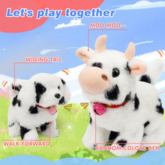 Hopearl Walking Point Bunny mouth chewing motion adds realism to pretend play.