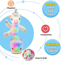 Hopearl Glowing Dancing Unicorn lights up imagination during storytelling.