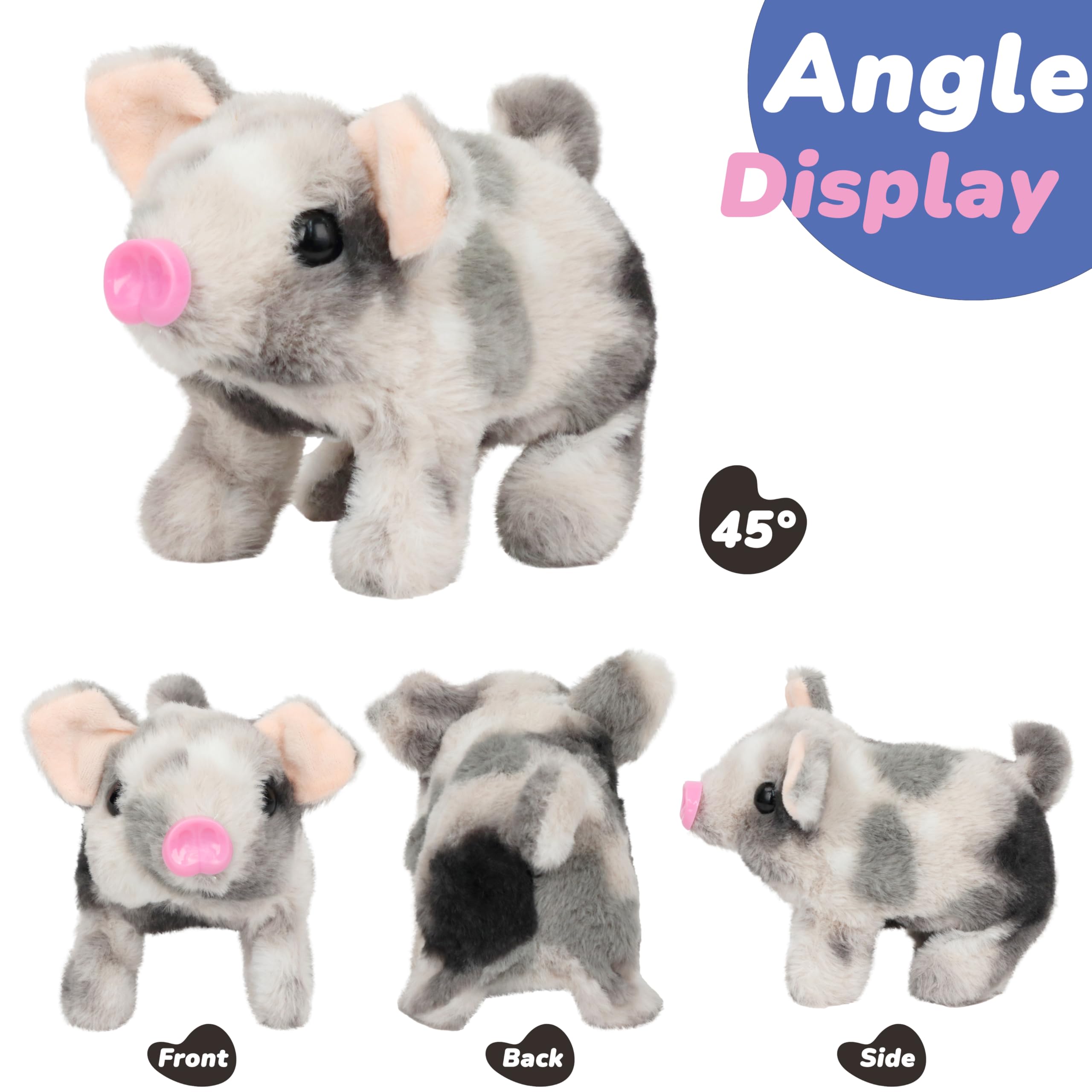 Hopearl piggy wiggle tail action inspires joyful pretend play.