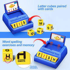 HOPEEYE 30 double-sided cards for varied CVC and CVCE word practice.