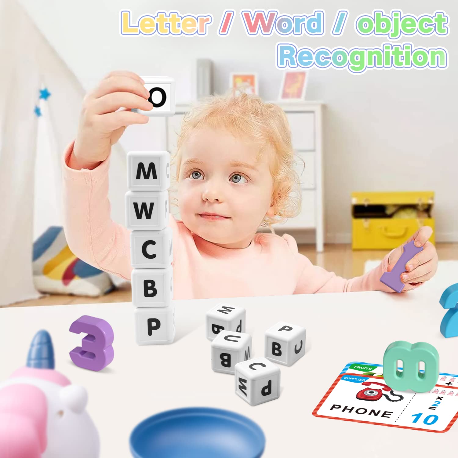 HOPEEYE Math Symbol Blocks-5 invite simple equations and symbolic thinking.