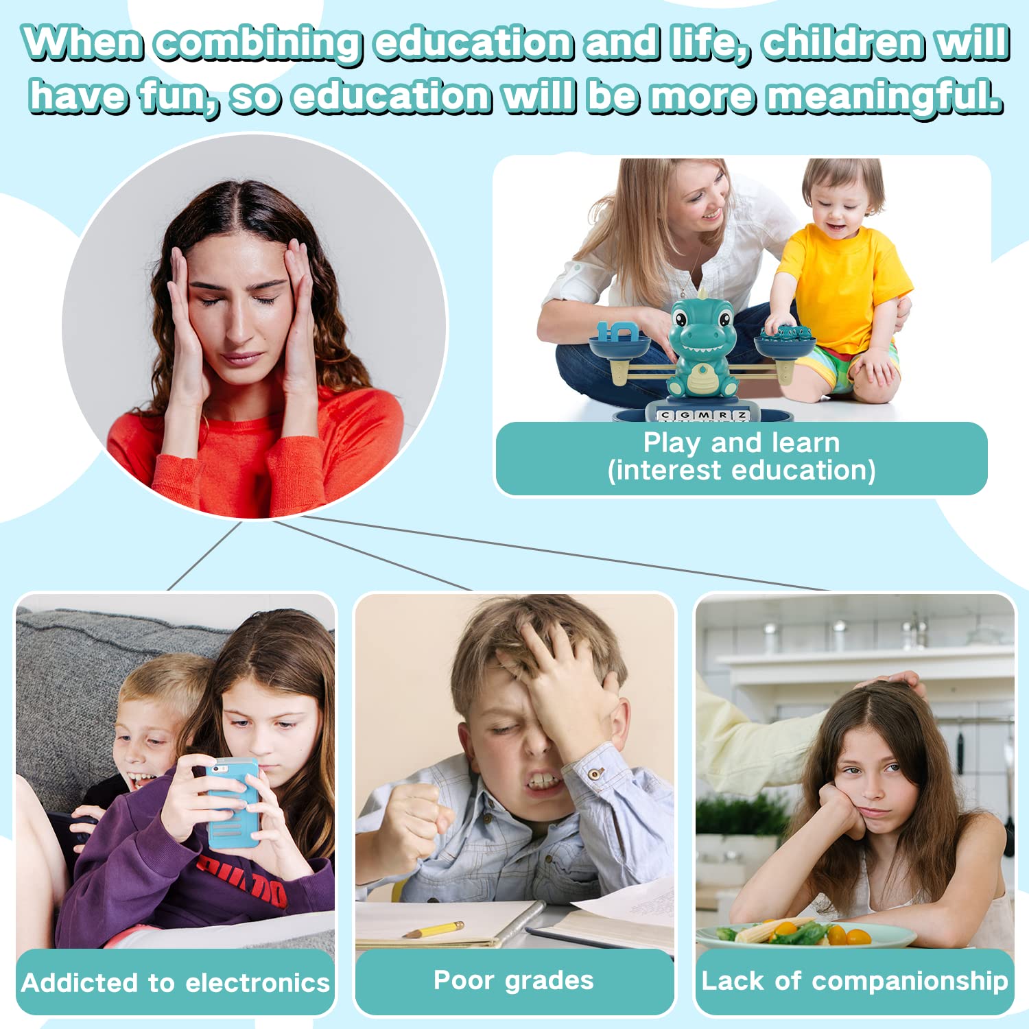 HOPEEYE symbols blocks assist basic math concepts through play.