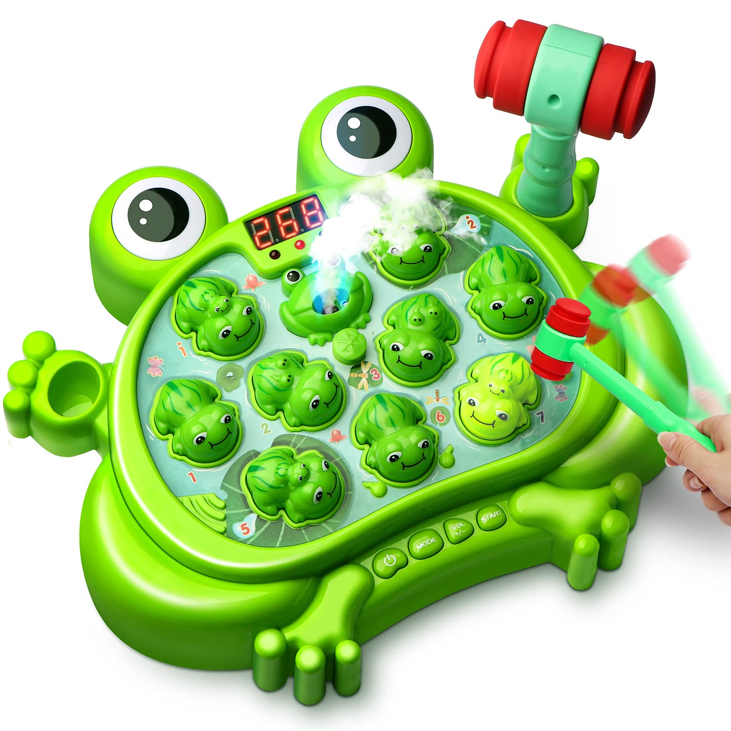 HopeRock Frog Game Toy prompts tactile play with interactive frogs for active kids