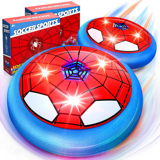 HopeRock hover soccer balls in red for fast indoor play