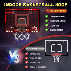 HopeRock kid playing with LED lights and scoreboard feedback.