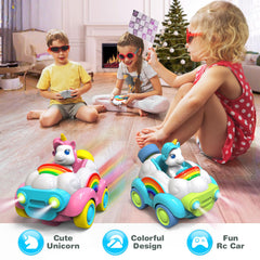 HopeRock two unicorn cars encouraging shared play and safe fun