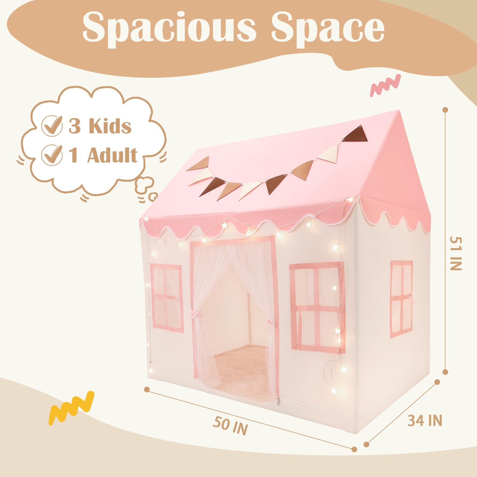 Hopeseily non-slip mat keeps little ones safe on any floor