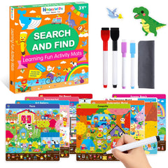 HOQEEWIPE Search and Find Books for Kids with interactive scenes to boost vocabulary.