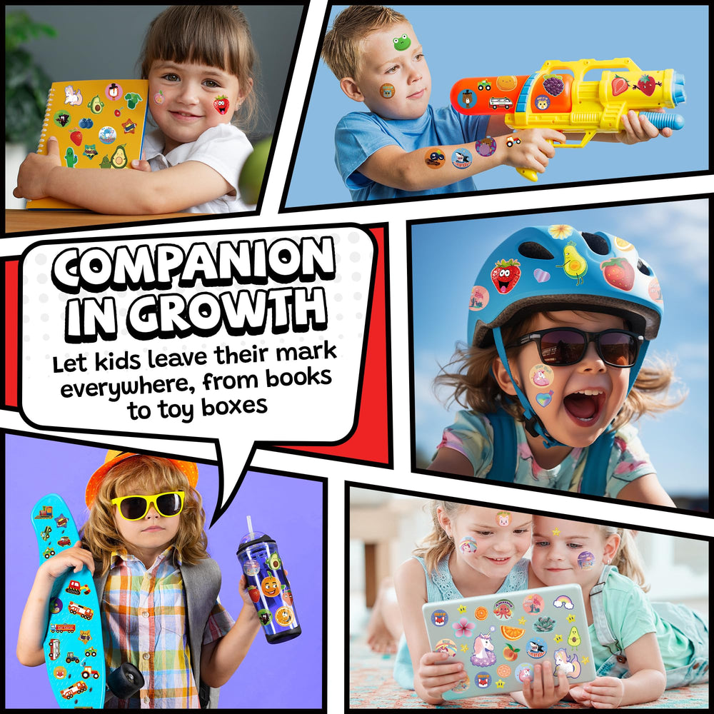 HORIECHALY non-toxic kids stickers for safe activities