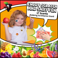 HORIECHALY classroom rewards stickers with variety of fruit and food themes