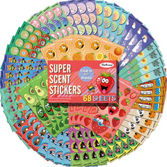 HORIECHALY raspberry scent scratch and sniff sticker for kids' sensory play