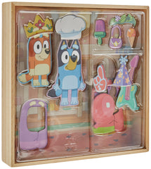 Horizon Bluey dolls outfits help dress-up storytelling during play.