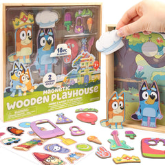 Horizon Bluey sticker sheet offers repositionable scenes for quick changes.