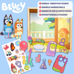 Horizon Bluey treats and accessories add playful props to scenes.