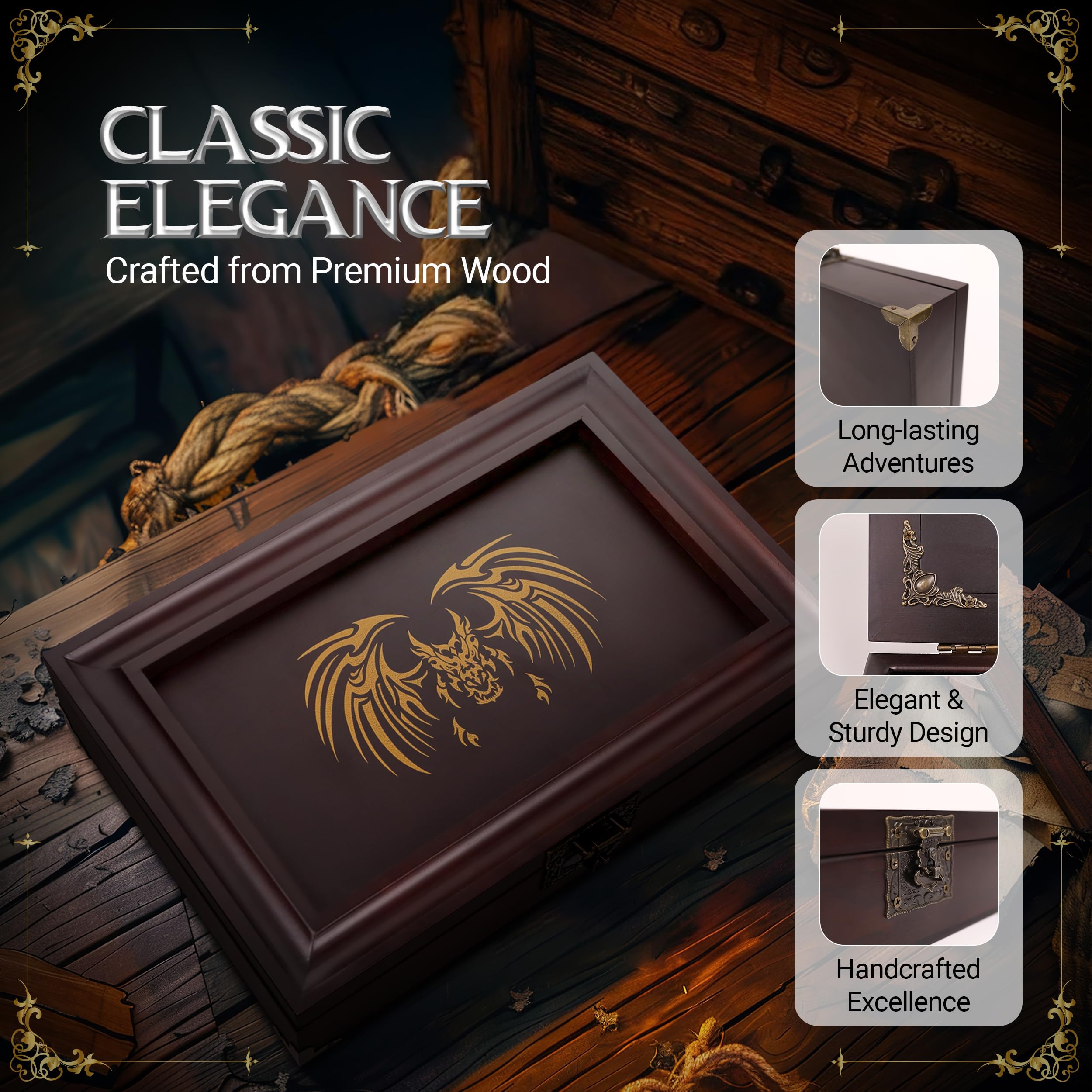 HORNATE DND journal embossed 200 pages provides durable notes for quests