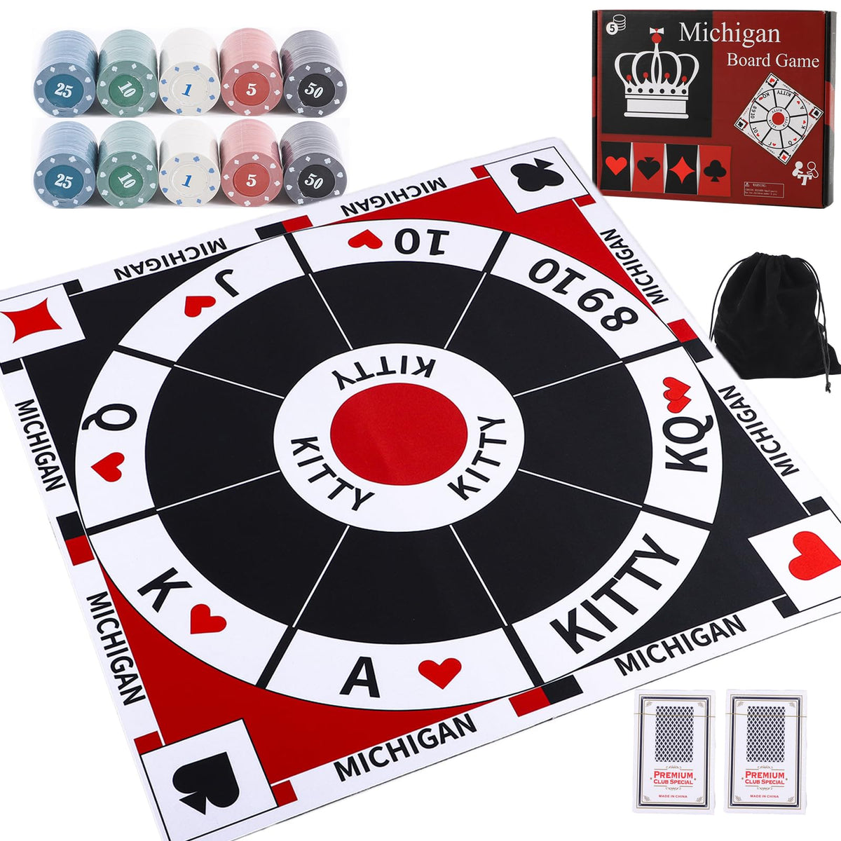 HOROW Tripoley mat top view showing anti-slip surface for stable gameplay
