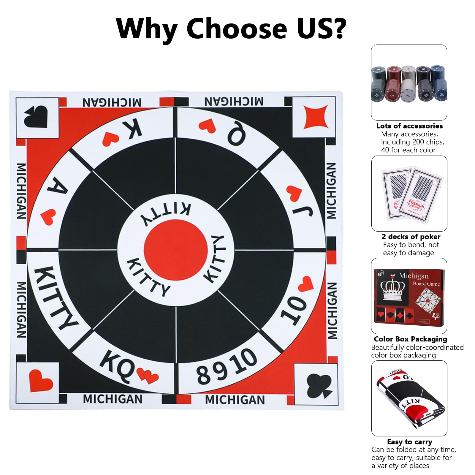 HOROW Tripoley includes two decks of cards for flexible play