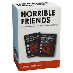 HORRIBLE FRIENDS card set for a lively party game experience.