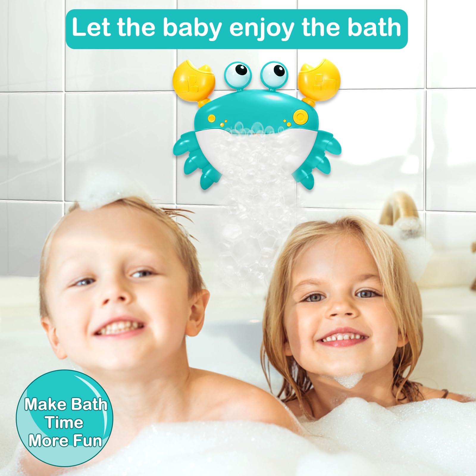 HOSBENI bubble cascade enhances bath play and keeps kids engaged