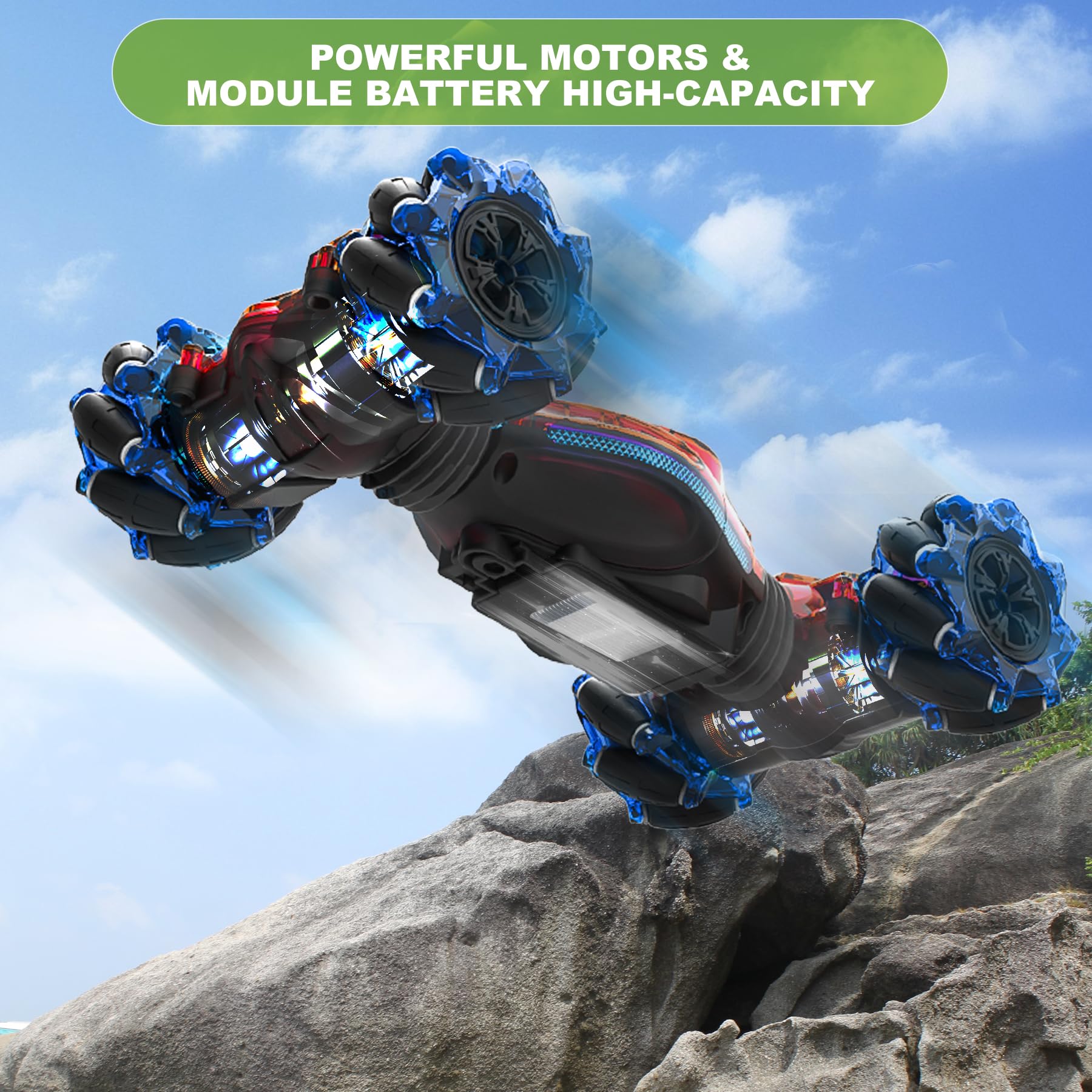 HOSHIPLAY 4WD drift-performance image highlights all-terrain speed and grip.