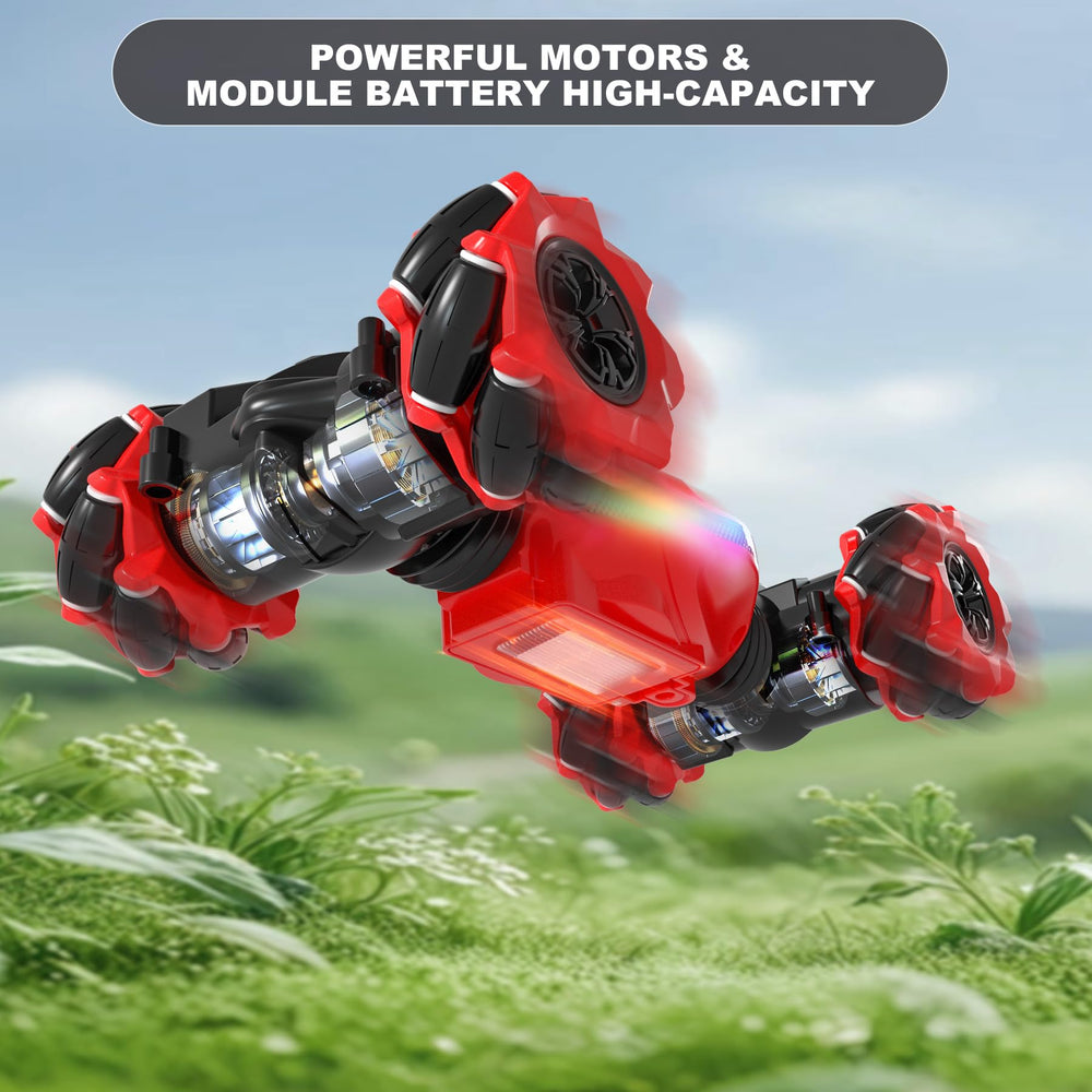 HOSHIPLAY Gesture RC Car top view highlighting compact, quick-play design