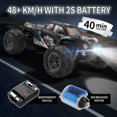 Hosim RC car off-road tires on rugged terrain for all-terrain adventures.