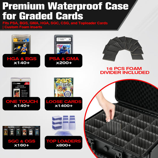 HOSOCASE interior with 12 dividers enables customized organization.
