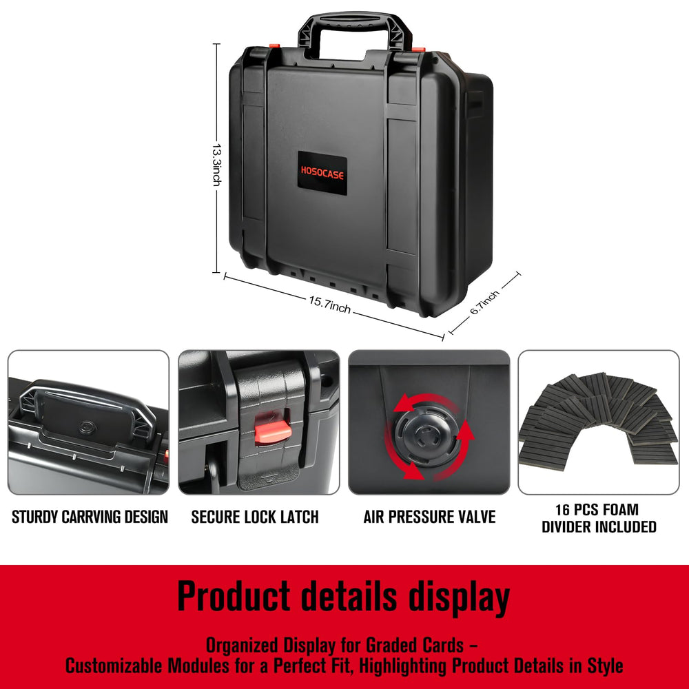 HOSOCASE IP67 waterproof shell shields slabs from moisture and dust.