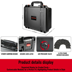 HOSOCASE IP67 waterproof shell shields slabs from moisture and dust.