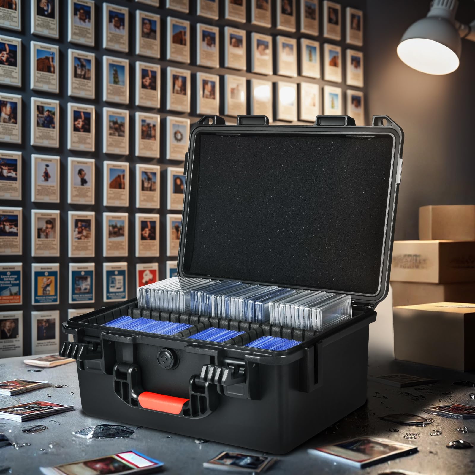 HOSOCASE ready for display and easy access during collection reviews.