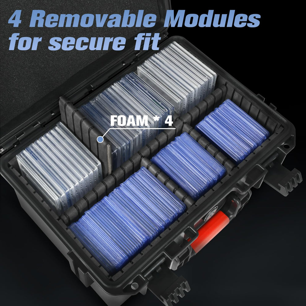 HOSOCASE durable PP construction protects cards from impact and wear.