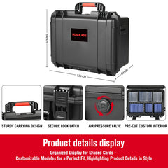HOSOCASE IP67 waterproof rating helps shield cards from moisture.