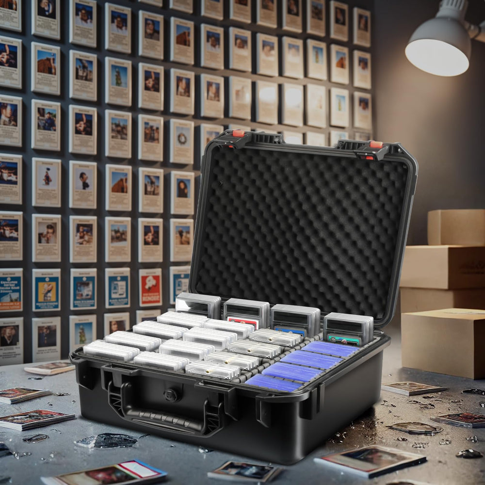 HOSOCASE versatile storage for baseball, MTG, and slabs collections.