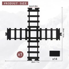 Hot Bee cross-track kit 28cm enables versatile layouts for 9015 trains