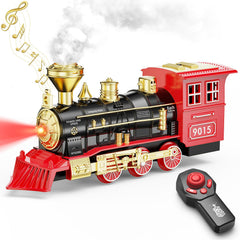 Hot Bee remote control train locomotive with smoke for immersive play.