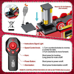Hot Bee remote control unit with easy-to-use buttons for kids.