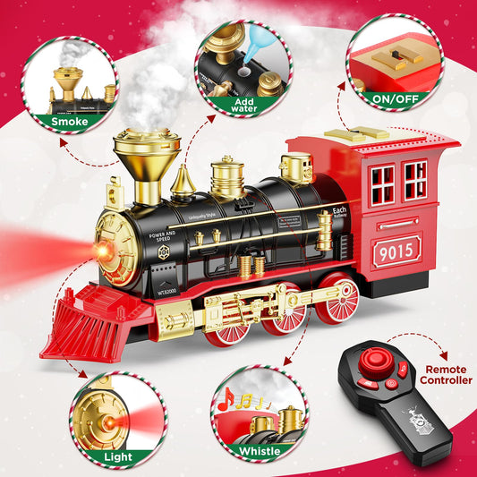 Hot Bee train locomotive headlight detail for realistic night-time play.