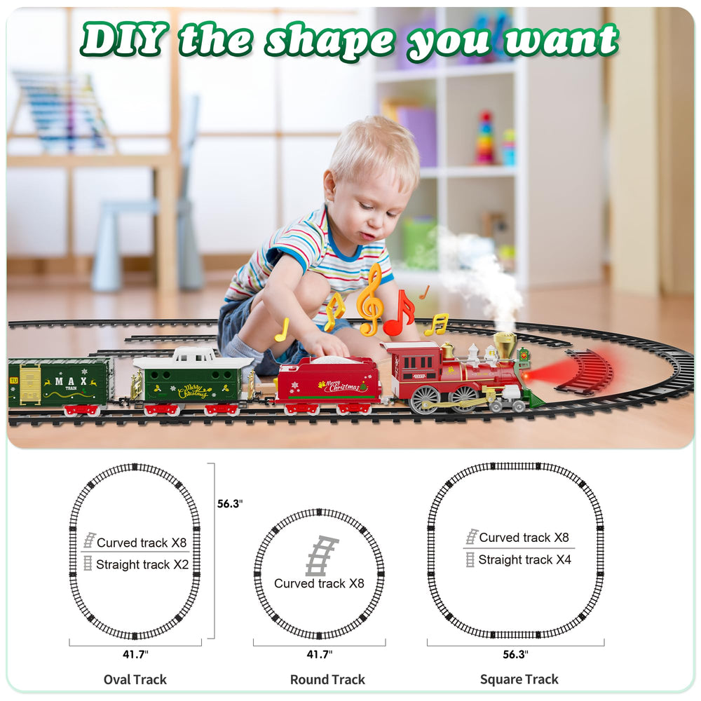 Hot Bee train set is easy for kids to assemble and customize.