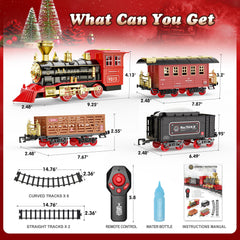 Hot Bee Train Set creates engaging toddler play around the Christmas tree.