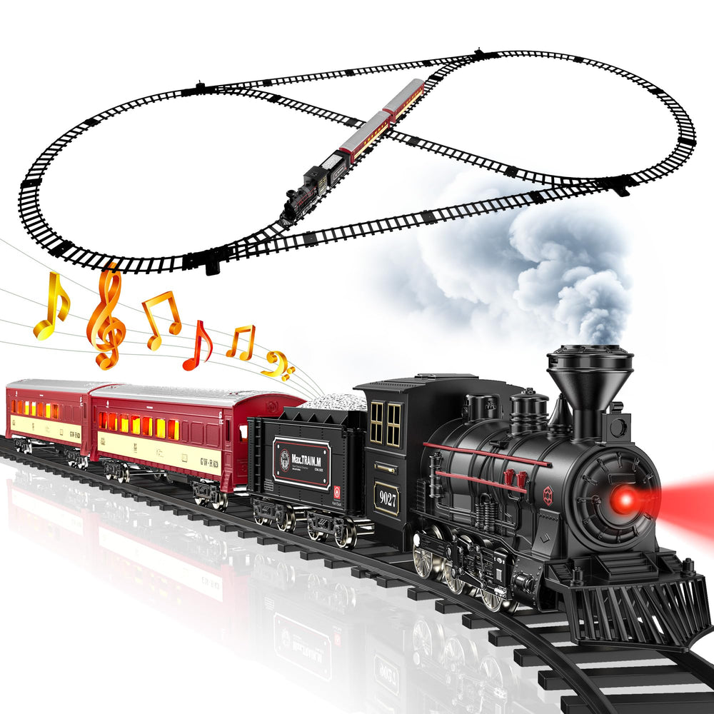 Hot Bee Train Set locomotive with alloy chassis for durable play on the track