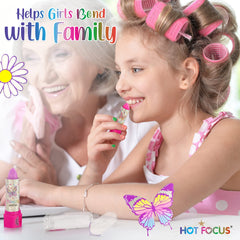 Hot Focus packaging highlights a gift-ready set for birthdays and holidays.