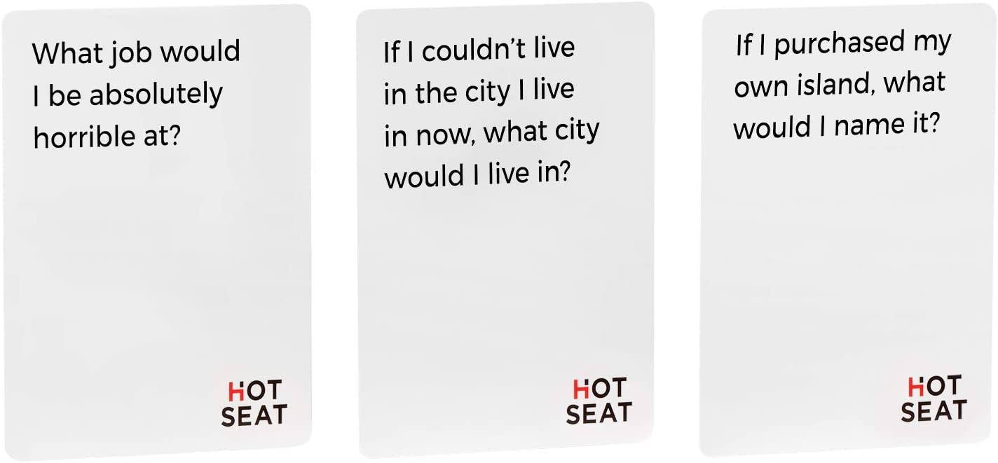 Hot Seat answers read aloud, sparking guessing and conversation