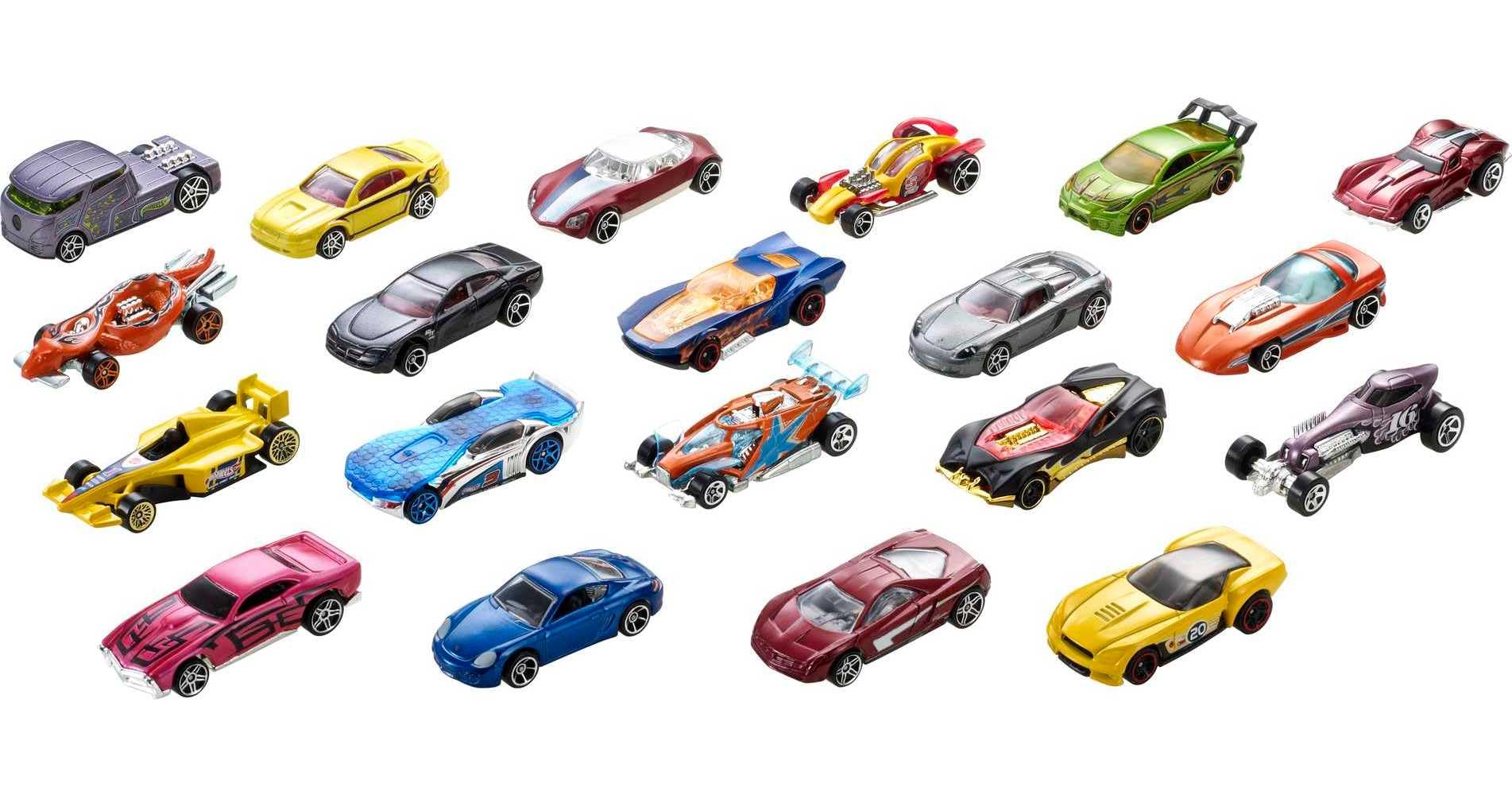 Hot Wheels 20-pack gift-ready packaging for birthdays and special occasions