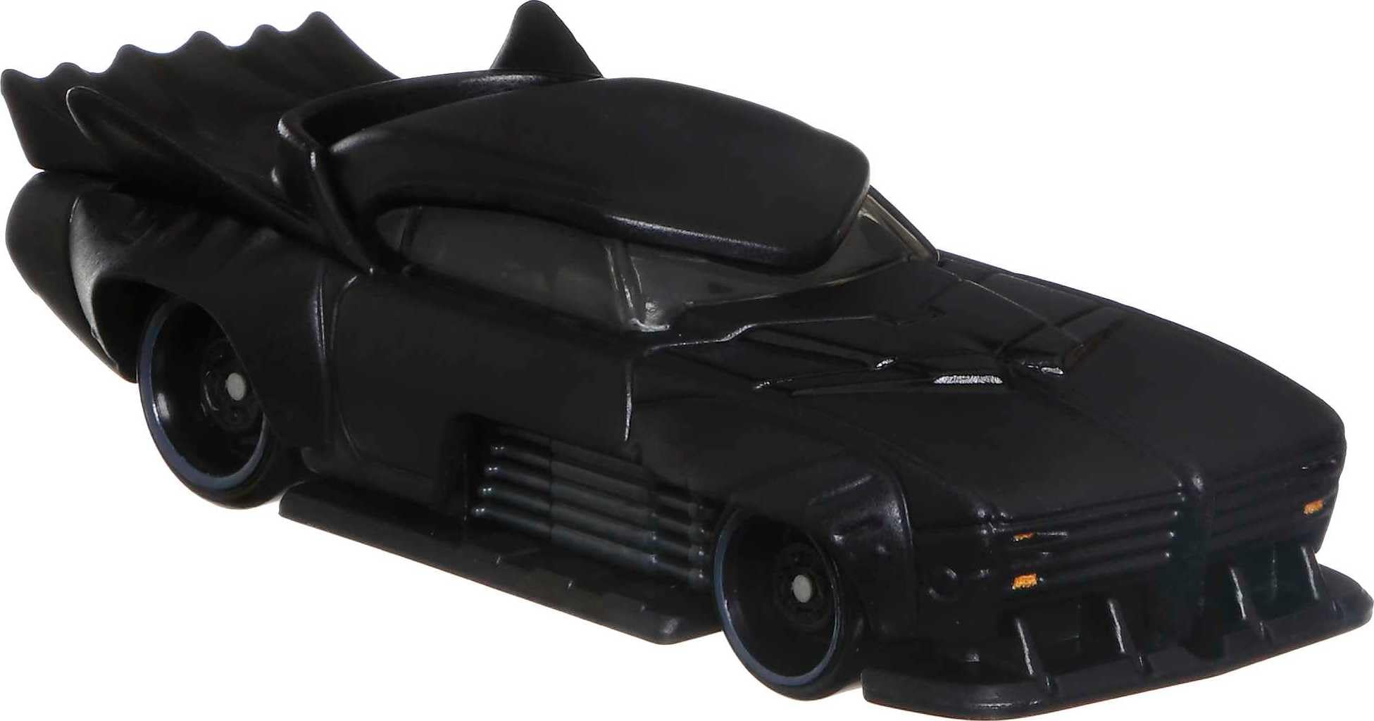Hot Wheels Batman car with classic styling for track action and shelf display.